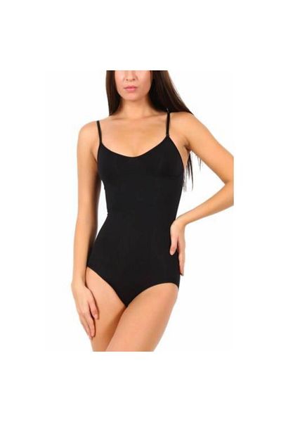 Form Time Black Women's Bodysuit Corset 9016