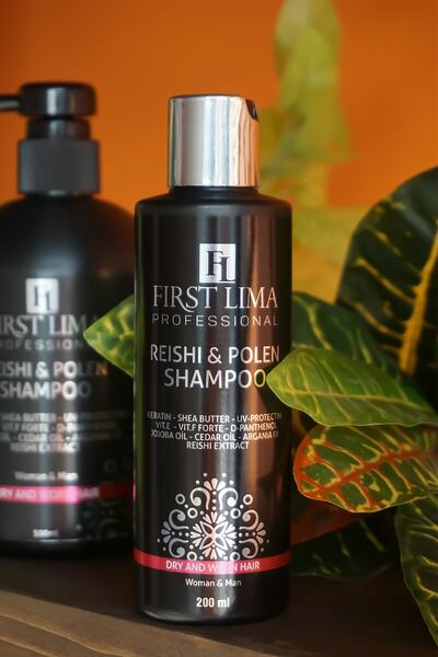 First Lima Professional 2 Pieces 200 ml Hair-Blended Shampoo - Special Anti-Fraying for Dyed and Damaged Hair