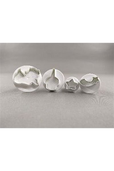 Pasta Unicorn Press Injector Cookie Mold 4 Pieces