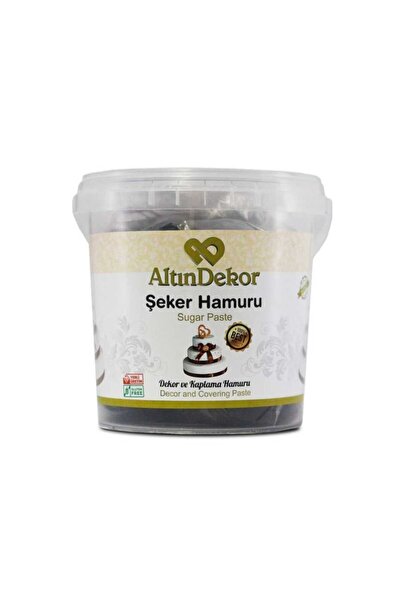 Altındekor ALTIN USTA ŞEKER HAMURU SİYAH 1 KG