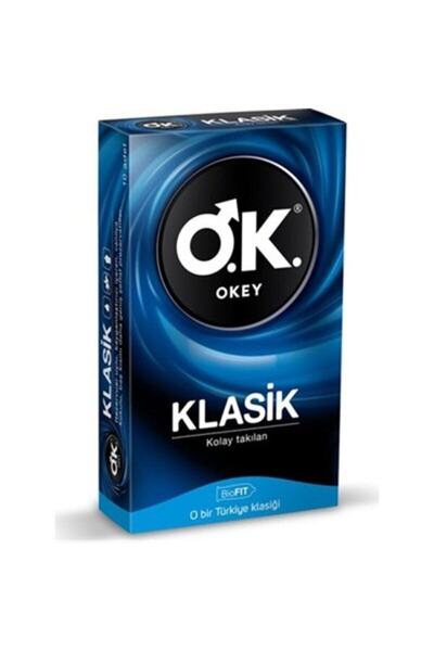 Okey ✅ Klasik Prezervatif – 2 Paket X 10’lu = 20 Adet – Ekonomik Set – Gizli ...