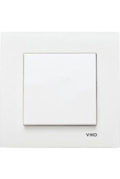 Genel Markalar Karre Serisi Tekli Anahtar (çerçeveli Beyaz)