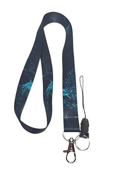 StormiStoretr Funie pentru gât și curea pentru telefon cu model geometric