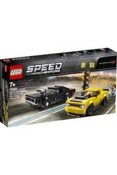 LEGO Speed Champions 2018 Dodge Challenger Srt Demon And 1970 Dodge Charger R/t 75893 Construction Kit (4