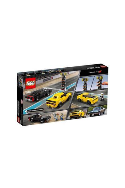 LEGO Speed Champions 2018 Dodge Challenger Srt Demon And 1970 Dodge Charger R/t 75893 Construction Kit (4