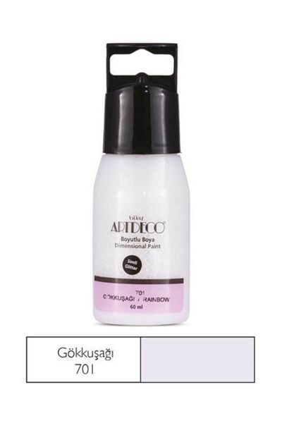 Artdeco Glitter Dimensional Paint 701 Rainbow