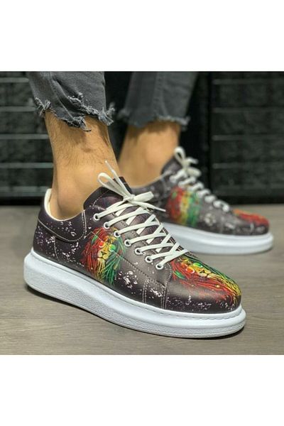 İmerShoes Ανδρικά αθλητικά παπούτσια σε μαύρο χρώμα