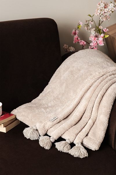 Denizli Concept Mink Puffy Wellsoft Blanket 200X220Cm Non-Pilling Peluso Bed & Tv Cover