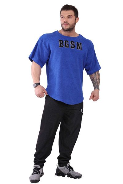 Big Sam Men's Towel Rag Top Thick Training T-Shirt 3303