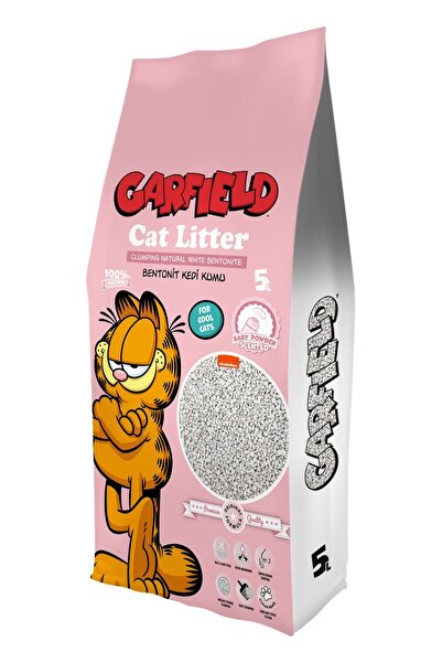 GARFIELD 5l Bebek Pudrası Kokulu Kedi Kumu