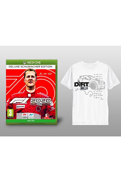 CODEMASTERS F1 2020 Deluxe Schumacher Edıtıon Xbox One Ve Dırt Rally Tshırt