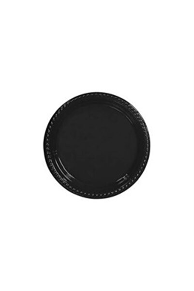 Genel Markalar SİYAH PLASTİK LUX TABAK, 25 ADET, 22cm