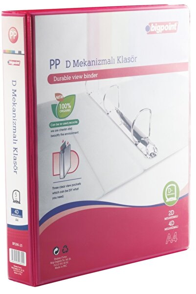 Bigpoint مجلد آلي 4D 5 سم أحمر فاتح