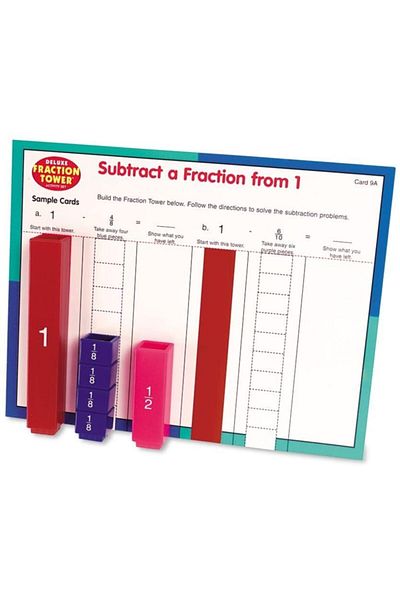 Learning Resources Deluxe Fraction Tower ®   Activity Set