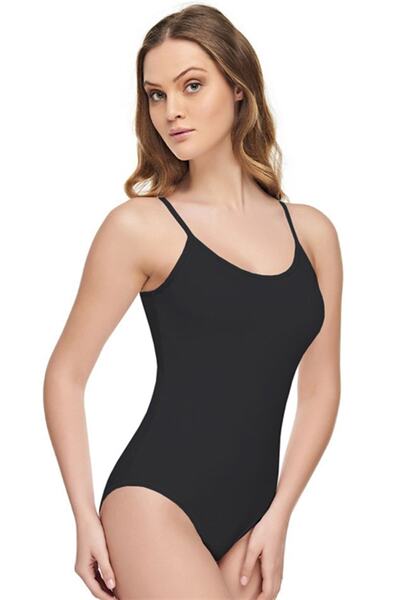 Tutku Women's Black Thin Rope Strap Body 2004