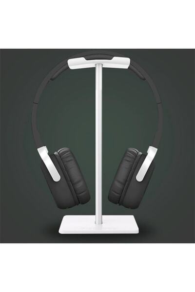 Ally Mobile حامل سماعة رأس للألعاب من ألومنيوم من Ally باللون الأبيض