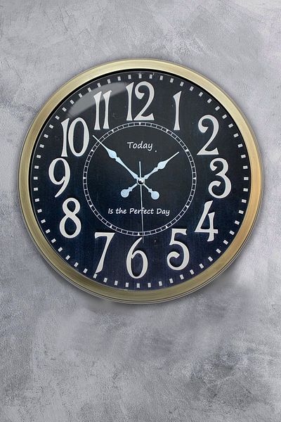 Kasva Concept 40 cm Antique Metal Decorative Wall Clock