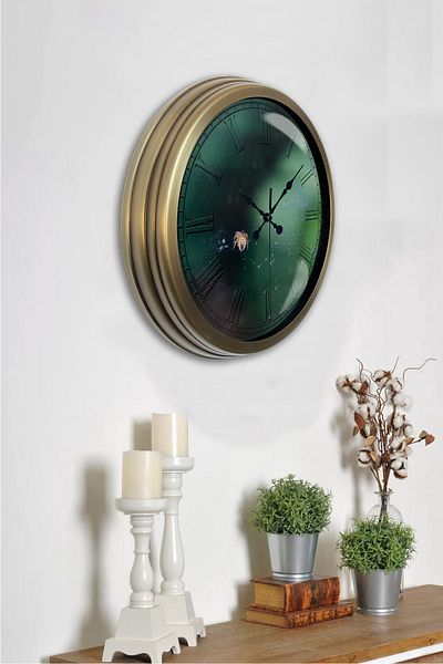 Kasva Concept Ρολόι τοίχου 40 cm Antique Metal Romance