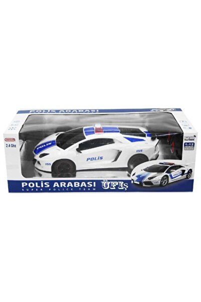 Toysan Kumandalı Polis Arabası Full Fonksiyon Şarjlı Toy-13 25 cm 1:16 Ölçek