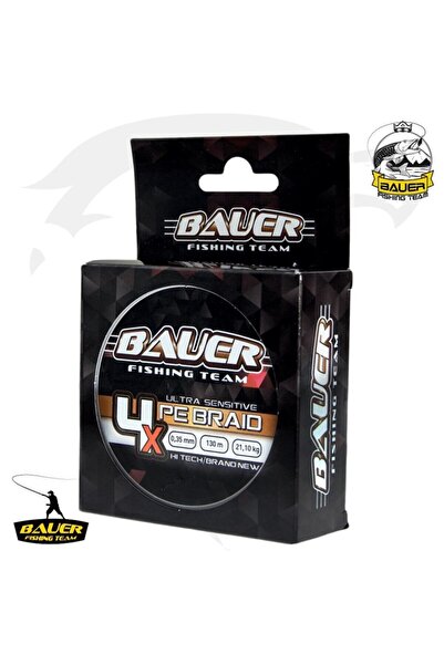 BAUER 4x Pe Braıd 130 M 0.40mm Yeşil Ipek Misina