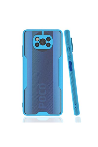 MOBAX Xiaomi Poco X3 / X3 Pro Nfc Kılıf Kenar Renkli Kamera Korumalı Mat Kapa...