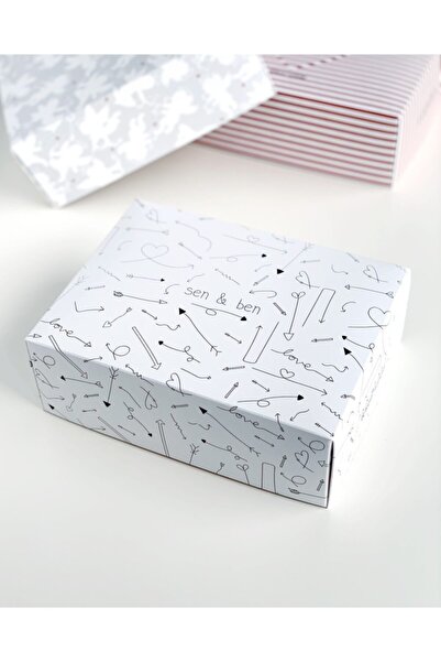 Bikutumutluluk Sen ve  Ben Sevgililer Günü Karton Kutu