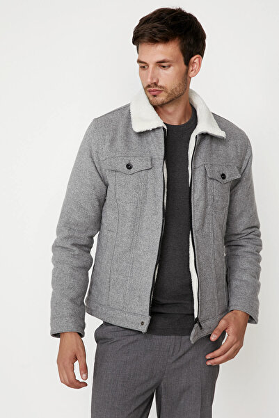 Koton Erkek Gri Arzu Sabancı for Koton Mont 9KAM21209NW