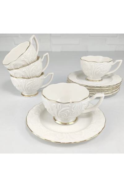 İpek Porselen Lüks Kahve Fincanı