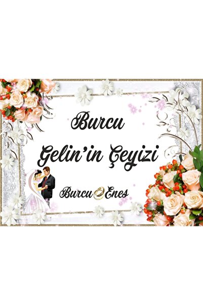Göktuğ Hediyelik A4 etiketa za miraz - 29 CM x 21 CM (10 komada)