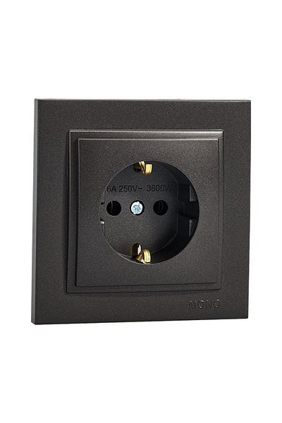 MONO 500- 002021 -117 Despina Smoked Grounded Socket - Frameless