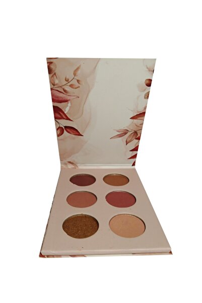 New Well Eyeshadow 6 Renkli Far Paleti Spring - Hafif Simli