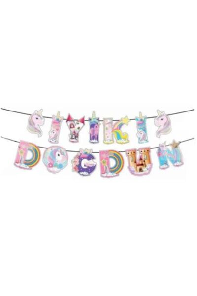 LOTUS PARTY Ειδική επιγραφή γενεθλίων με θέμα το Unicorn