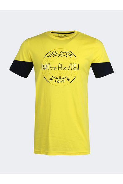 Fenerbahçe Men's Tribune Bar Embroidery T-Shirt