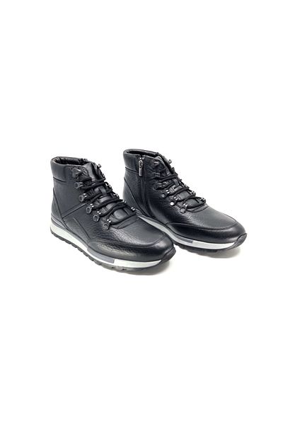 Voyager 5868 Γνήσιο δέρμα από καουτσούκ Comfort Casual Ορθοπεδικά Χειμερινά Ανδρικά Μποτάκια