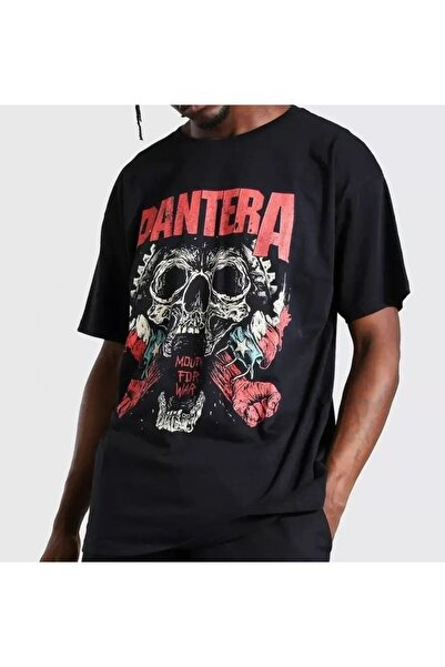 Metal Giyim Pantera Siyah Erkek Tişört