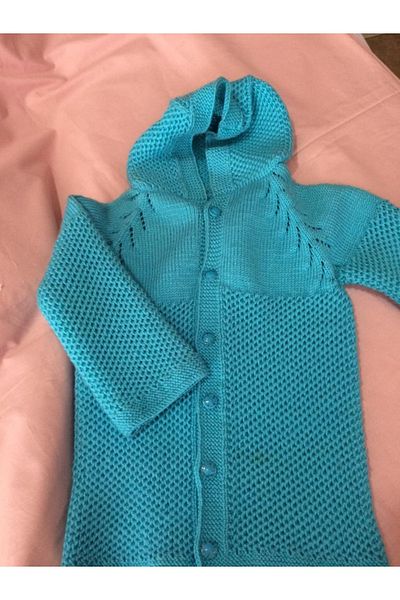Papatyam Hand Knitted Baby Cardigan Handcrafted