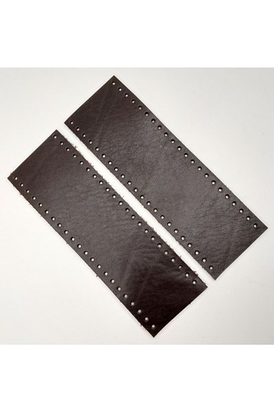 angel çanta aksesuar Καφέ λαβή από γνήσιο δέρμα 18x6 cm Λαβή Bagel