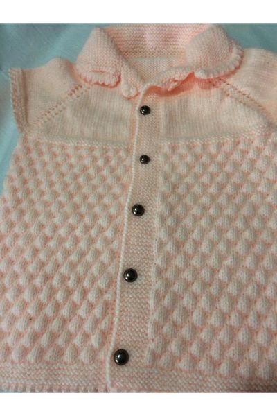 Papatyam Hand Knitted Baby Vest Handcrafted