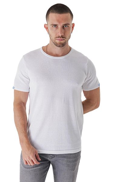 CHUBA Ανδρικό μπλουζάκι Leo Regular Fit Knitwear Λευκό 23s2003