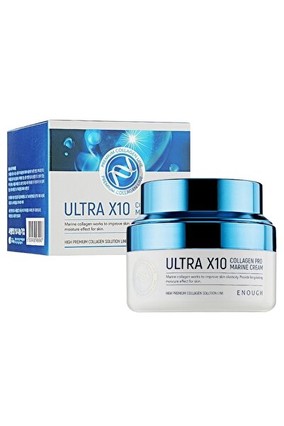 Enough Ultra X10 Kolajen Içeren Yaşlanma Karşıtı Etkili Yüz Kremi 50ml