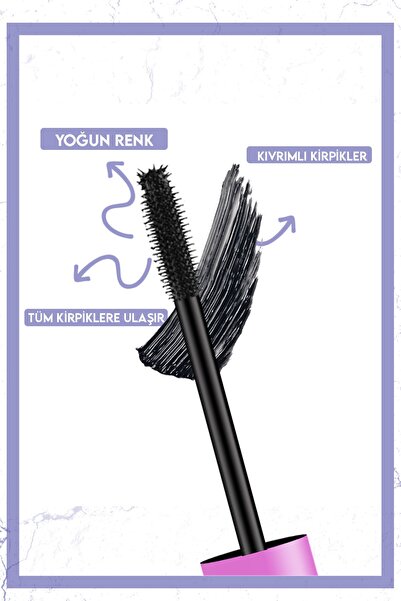 Makeuptime 3'lü Mt Extra Maskara Seti
