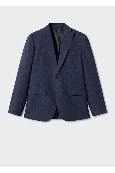 MANGO Man %100 Keten Kumaş Blazer Ceket