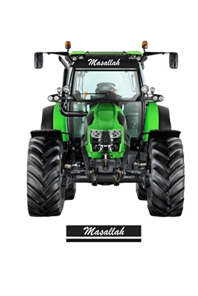 EYBA STİCKER Traktör Kamyon Tır Araç Ön Cam Güneşlik Maşallah Yazısı Sticker ...