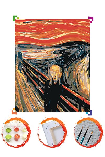 PlusHobby Hobi Sepeti Çığlık Sayılarla Boyama Seti 40x50cm