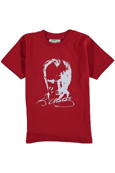 Kidsmadamiko Tricou Ataturk pentru băiat (5-14 ani)