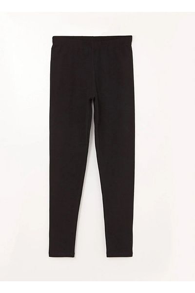 LC Waikiki Colanți lungi pentru fetiță, din bumbac, Lcw Kids Basic, cu talie elastică