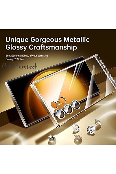 m.tk moveteck Samsung Galaxy Note 20 Ultra Case Full Camera Protection Metallic Shiny Color Edge Soft Silicone