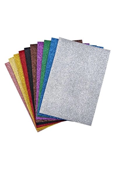 ELUX لاصق لامع إيفا 20x30 سم 10 ألوان مختلفة