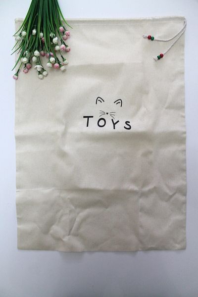 Emtory Home Toys Printed Large Size Multi-Purpose Drawstring Toy Bag 50x70