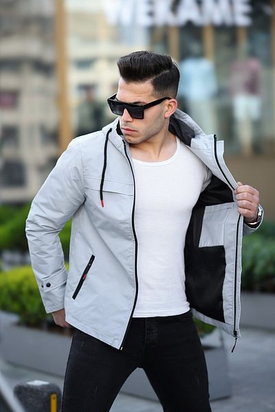 Helen Goods Ανδρικό εποχιακό μπουφάν New Season Hooded